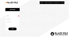 Desktop Screenshot of blazefile.com