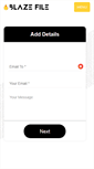 Mobile Screenshot of blazefile.com